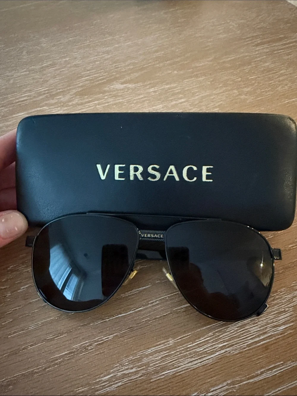 Versace Aviator Sunglasses